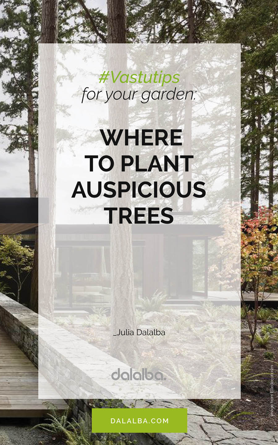 vastu trees for garden