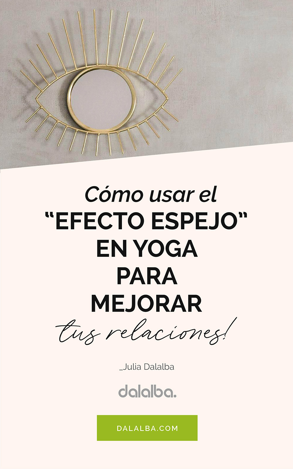 efecto espejo en yoga